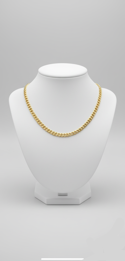 Curb chain - 18k gold plated