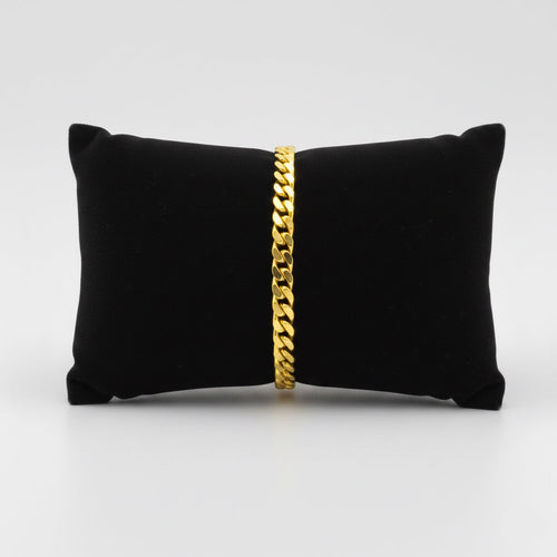 Curb bracelet - 18k gold plated