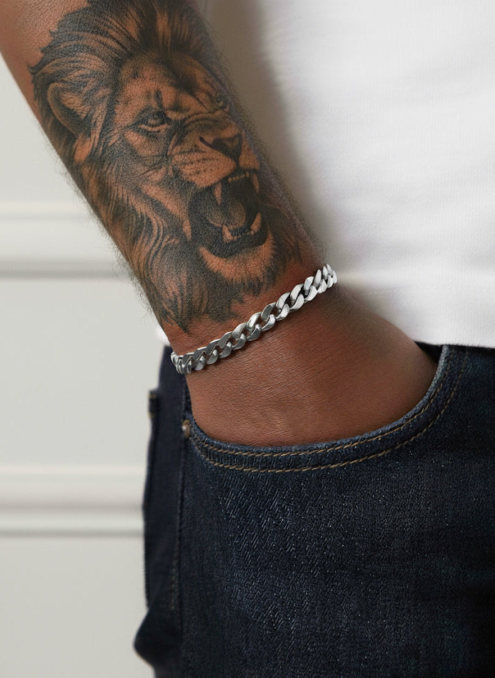 Curb bracelet - Silver