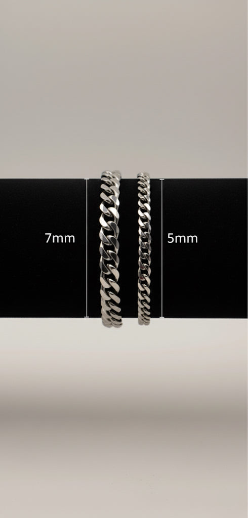 Curb bracelet - Silver