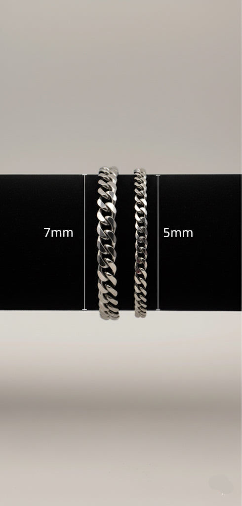 Curb chain - Silver