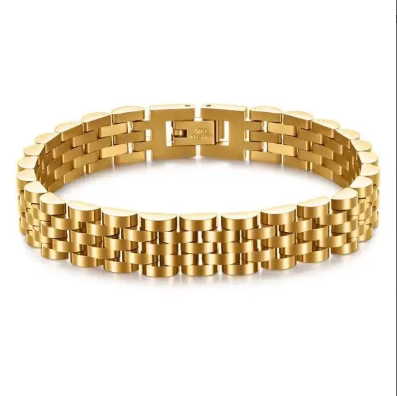 FD bracelet - 18k gold plated