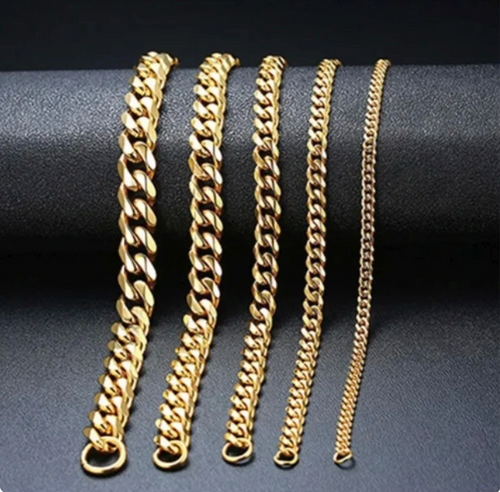 Curb bracelet - 18k gold plated