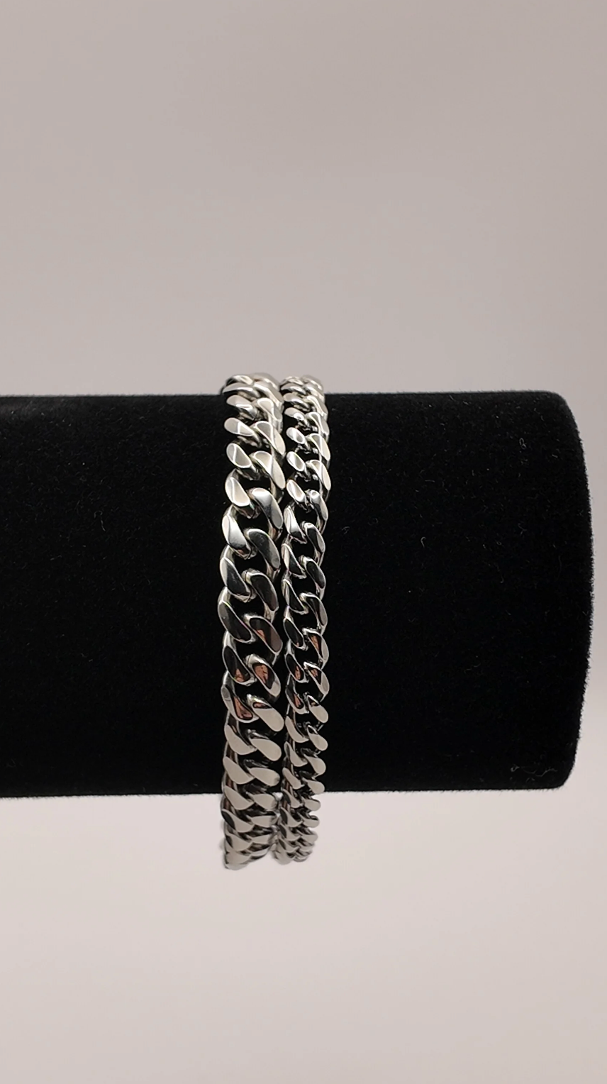 Curb bracelet - Silver