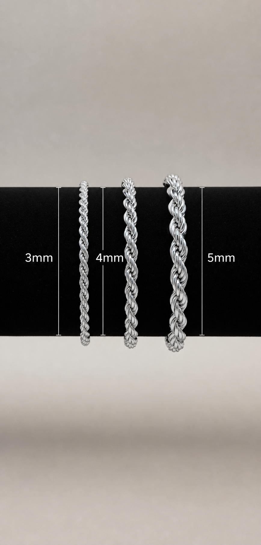 FD Rope Chain - Zilver